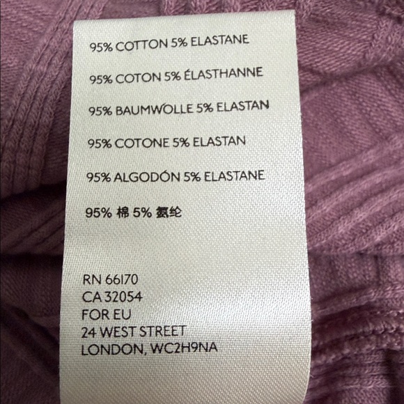 We The Free sz S Big Sur Ribbed Long sleeve top contrast tie dye raw hem - Picture 9 of 10